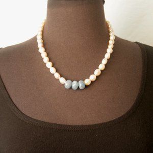 Pearlized Bead Necklace